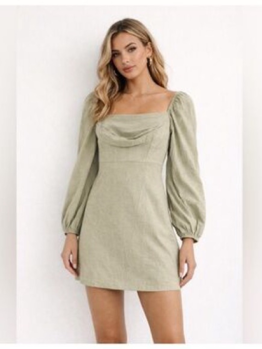 Princess Polly Warra Mini Dress Green Size 4